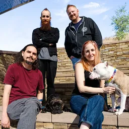 Markus, Patrick, Stephen, Kris, and the NE dogs